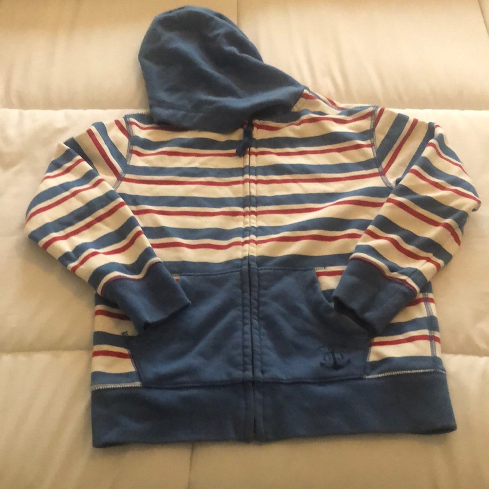 Lands End Boys size 6 zip up jacket